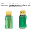 Willwewon 4PCS HDMI Solderless Male Adapter, Gold Plated Connector Breakout