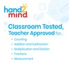 hand2mind Wooden Cuisenaire Rods with Trays, Math Manipulatives, Montessori Math