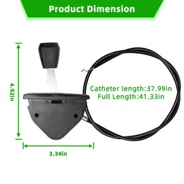 Xizopucy 2024 Upgrade 112-9752 Throttle Cable Replacement Toro 112-9752 for ZS 4200,ZS 5000,SS 4235,SS 4260,SS 5060 Lawn Mower Throttle Cable
