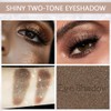 FeiCuiYun Double color eye shadow, Eyeshadows Creamy, high pigment eye