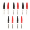 P3008 10PCS 4mm Plated Banana Plug Jack Speaker Amplifier Test
