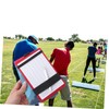 Kisangel Golf Scorecard Book Stylish Oxford Scorekeeping Holder Portable Golfs