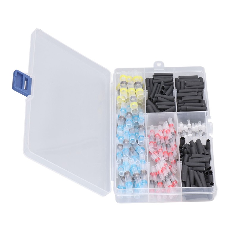 Solder Seal Wire Connectors Heat Shrink Tubing Kit Marine Insulated