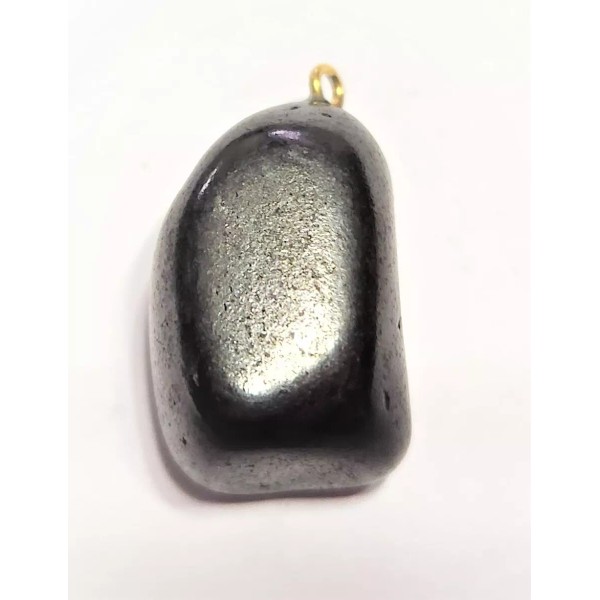 Natural Tumbled Shungite Crystal Mineral Pendant Without Chain