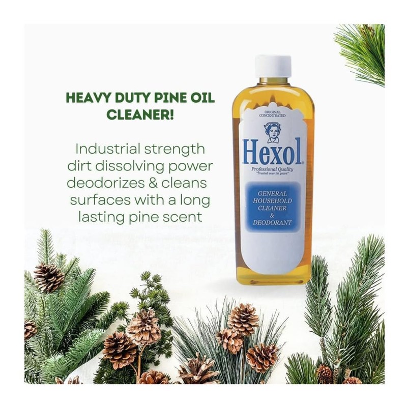 Hexol Concentrated General Household 16Fl oz High Pine Oil Content