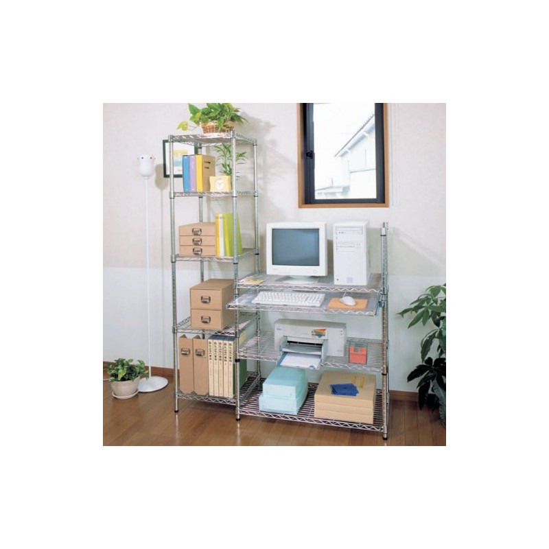 Iris Ohyama MR-4K Metal Rack, Shelf, Fixing Parts, 4 Pieces,