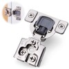 DecoBasics 2 Pack 5/8" Overlay Soft Close Cabinet Hinges -