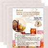 Grade 100+ PACKARDI Cheesecloth Pack of 3 Muslin Cloths for
