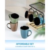 Ceramic Mugs 12oz,Large Ceramic Coffee Mugs for Men, Women, Dad,