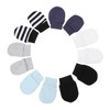 Healvian 6-Pairs of Baby Anti-Scratch Mittens Comfortable Cotton Infant Gloves