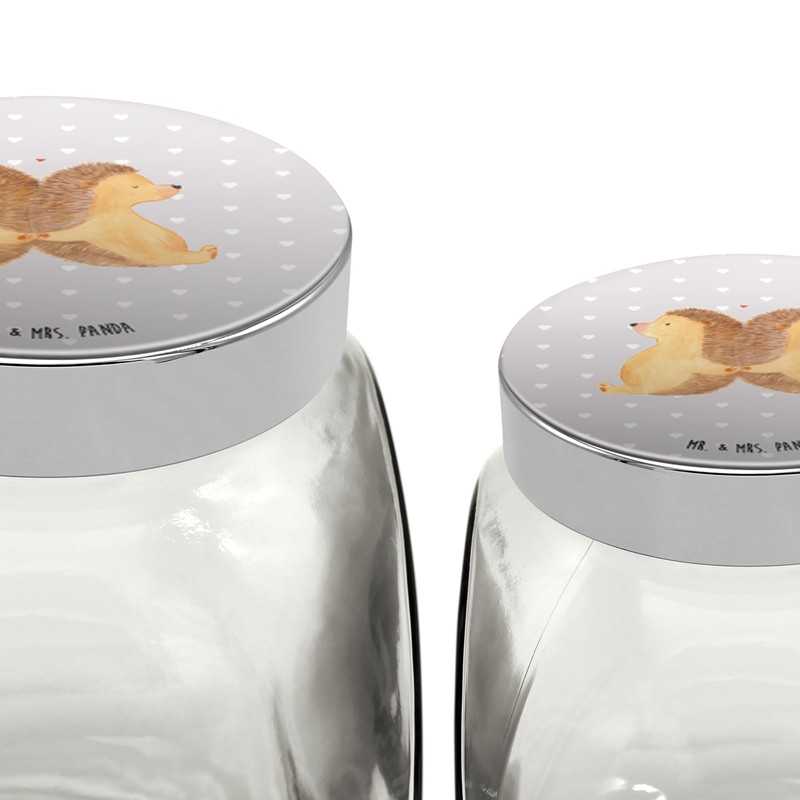 Mr. & Mrs. Panda Bonboniere Igel händchenhaltend XL 2000ml -