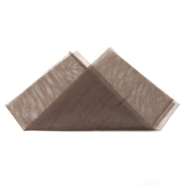 BTWTRY 1/2 Yard Dark Brown Lace Net Material for Wigs Making & Repair Wig Caps Closures and Frontals Foundation Wig Accessories 43inchx18inch (Dark Brown-1/2 Yard)