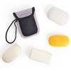 MainBasics Exfoliating Bar Soap Pouch Dual-Sided Body Scrubber - Fits