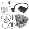 YSMN 47mm Cylinder Piston Ignition Coil Kit Replacement for MS362