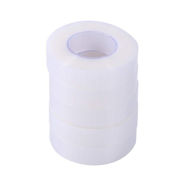 False Eyelash PE Tape,5 Rolls Transparent Medical PE Tape False