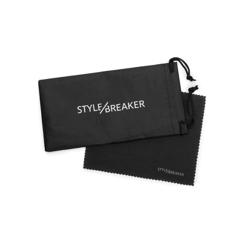 styleBREAKER 09020120 Women's Round Sunglasses with Tinted Polycarbonate Lenses and
