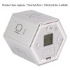 Hex Flip Timer with Mute Alarm Function Magnetic Time Management