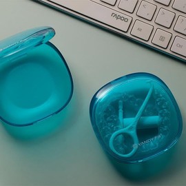 YANDY Orthodontic Retainer Invisible Braces Portable Storage Case, Orthodontic Portable Storage Case for Dentures Carrying Lightweight Feeling Retainer Case, Slim Aligner Case