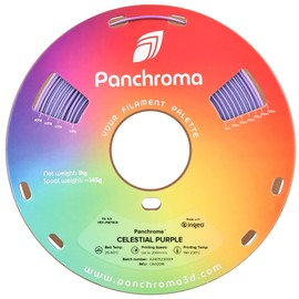 Polymaker Panchroma Celestial PLA Filament 1.75mm Purple, 1.75 Celestial Purple PLA 3D Printing Filament 1kg Spool - Panchroma 1.75 Shiny Glittering Purple PLA 3D Printer Filament