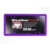 WeatherTech ClearCover License Plate Cover and Frame, Purple
