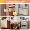 YogePote 90 Degree Cabinet Locks with Combination, Mechanical Folding Door