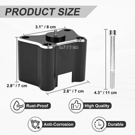 Billet Aluminum Handlebar Riser Kit for Can Am fit for Can-Am Spyder RT 2020-up F3/F3T/F3LTD All Years | 1-3/4" Backward 2" Upward Handle Bar Riser Extension (B)