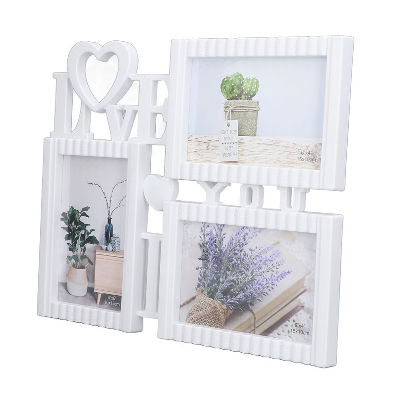 Modern Picture Frame 3 Hole Photo Frame Tabletop Decorative Photo