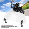 Motorcycle Windscreen Adjustable Clip On Windshield Universal Wind Deflector for