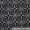 Unbranded BonEful Fabric FQ Cotton Quilt Black White B&W Diamond