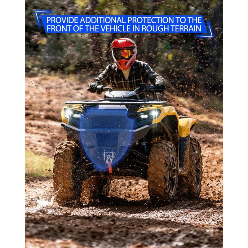 SAUTVS Front Bumper Protection Plates for Can-Am Outlander 500 700