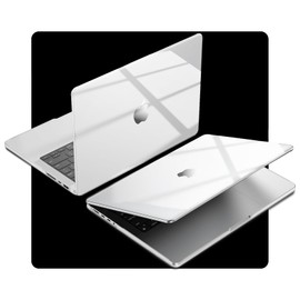 EooCoo Case Compatible with MacBook Pro 14 inch M4 2024-2021 M3 M2 M1 Pro/Max Chip, [Corner Protection, Anti-Scratch] Ultra Slim Clear Hard Shell Case for Mac Pro 14" Laptop Cover, Crystal Clear