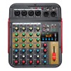 Genéric Audio Consola Mezclador Bluetooth Usb Mixer De 6 Canales