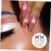 Outanaya Acrylic Butterfly Nail Charms Kit Nail Art Gems for