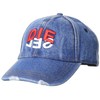 Diesel A010760SAZV Men's Cap, Denim Embroidery, indigo blue