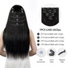 SoBeauty Clip in Hair Extensions Real Human Hair, Remy Hair