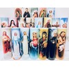 THE SAINTS COLLECTION St Peregrine, LED Flameless Devotional Prayer Candle