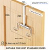 Over The Door & Wall Mount Ironing Board Hanger with