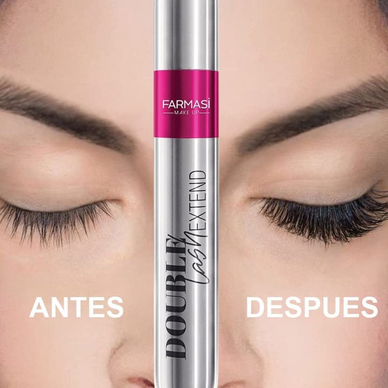 Mascarilla de doble capa Máscara de Extensión Pestañas Double Lash