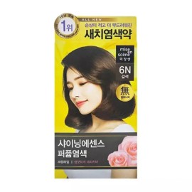 Missha 미쟝센 올뉴 샤이닝에센스 6N 갈색 새치염색약 빛나는 새치염색 3WFG8AYU20 Missha All-New Shining Essence 6N Brown Hair Dye Shining Hair Color 3WFG8AYU20