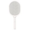 Electric Fly Swatter USB Charging Purple Light 3 Layers Safety