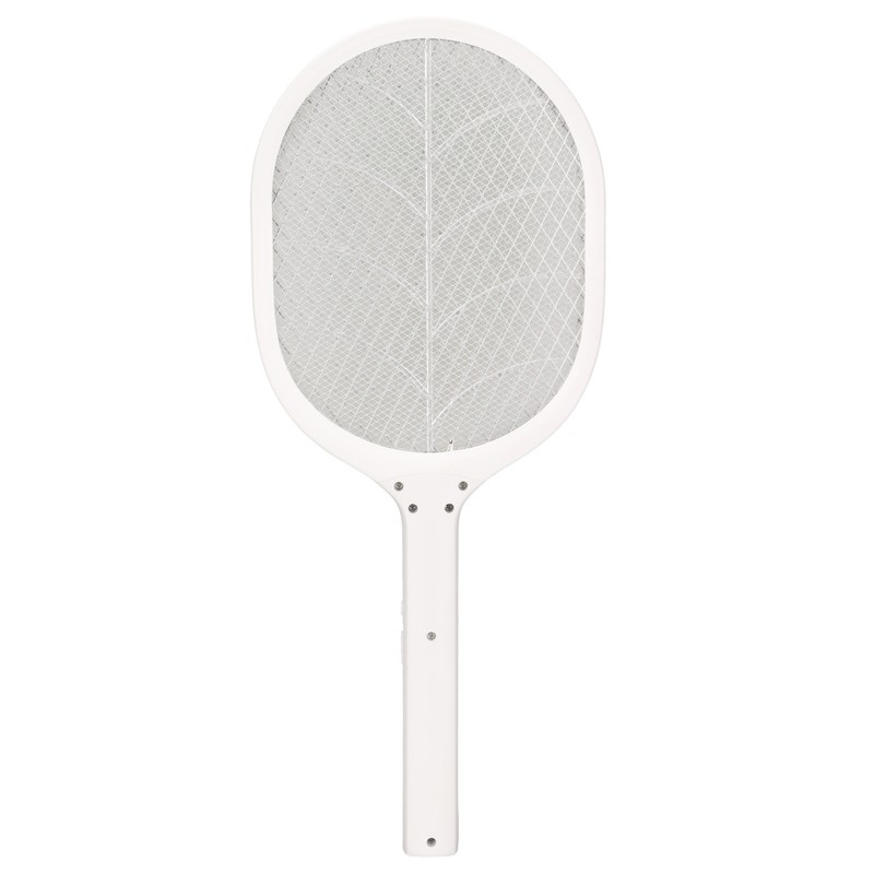Electric Fly Swatter USB Charging Purple Light 3 Layers Safety