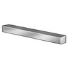 GRAINGER APPROVED Key Stock, Oversized, 1/4 x 1/4 In, 12 In L, Low Carbon Steel, Zinc Plated Finish