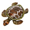 Turtle Trinket Boxes Handcrafted Hand Painted Rhinestones Hinged Trinket Boxes