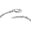 Singapore Bracelet 925 Sterling Silver Rhodium-Plated 2.4 mm Wide Choice