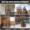Emfogo Gun Rack, Wooden Gun Racks, Heavy Duty Standing Indoor