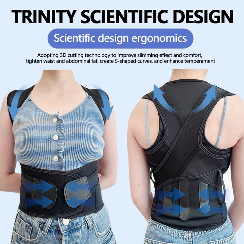TOEECY Posture Corrector for Men and Women, Invisible Back Shoulder