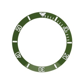 4 Colors Watch Wristwatch Plastic Material Loop Bezel Insert Ring Replacement Part(Green)