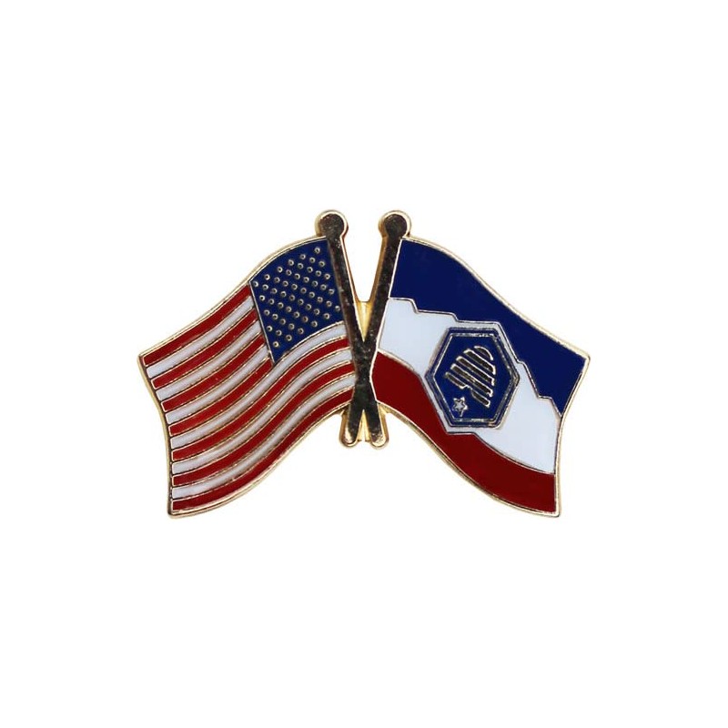 Utah - State Friendship Lapel Pin Beehive Flag