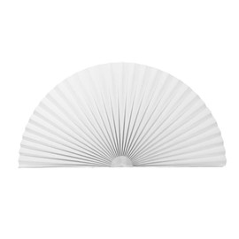 Arch Half Circle Window Shades Window Pleated Blinds Light Filtering Pleated Fabric Shade Arch Window Shade Blackout for Half Moon Arch Windows Half-Round Shade (White, 36x72in(91x182cm))