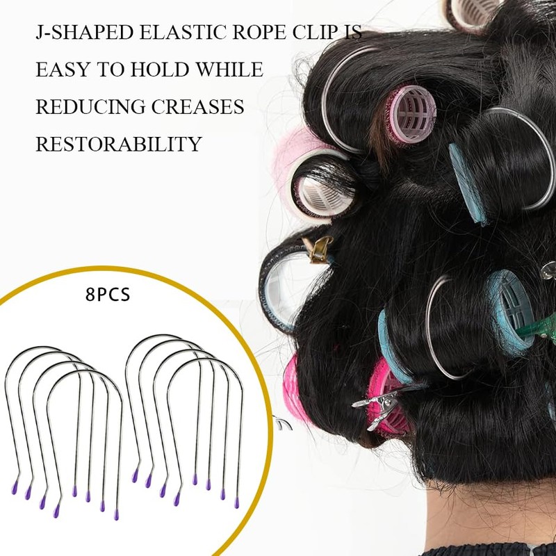 Hot Roller Clips Replacement Kit - 8 Securing Pins for